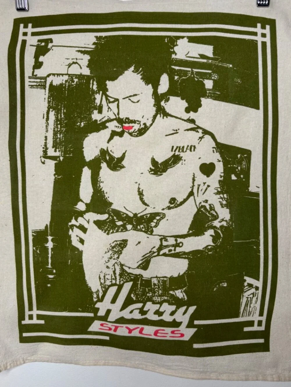 Harry Styles Tea Towel Kiss All The Time Disco Occasionally KATTDO KISSCO